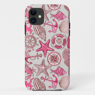 Pink Sea Pattern Case-Mate iPhone Case