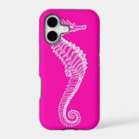 Pink Seahorse iPhone Case