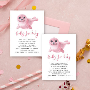 Pink Seal - books for baby Enclosure Card