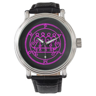 Pink Seal of Paimon Demonology Sigil Watch