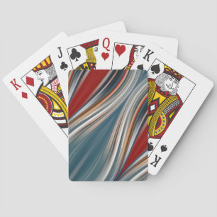 pink seamless pattern flow on poker cards