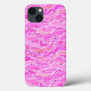Pink Seascape Seamless Design iPhone 13 Case