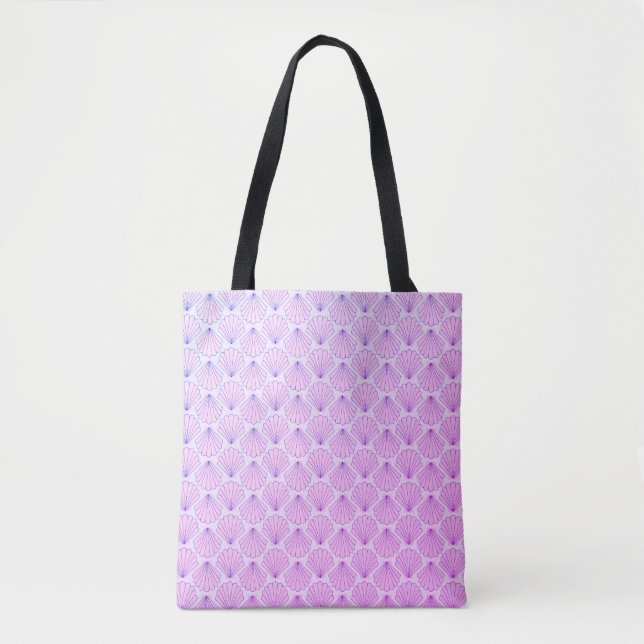 Pink Seashells Tote Bag (Front)