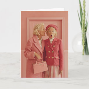 Pink Secrets and Surprised Style Card