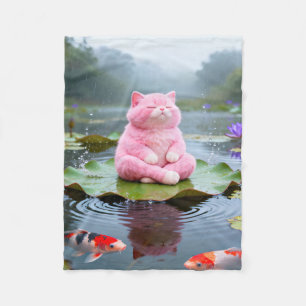 Pink Serenity 001 Fleece Blanket