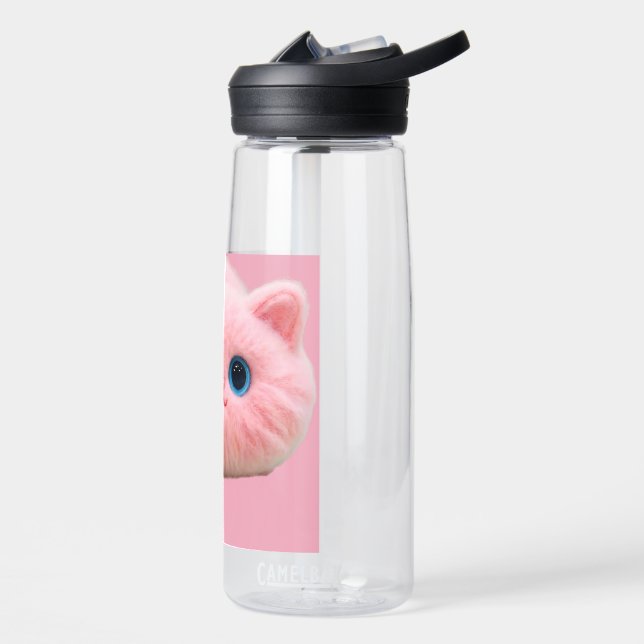 Pink Serenity 002 Water Bottle (Left)