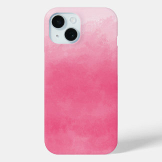 pink shade iPhone 15 case