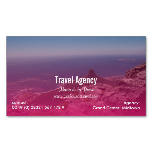 pink shades Magnetic Business Cards