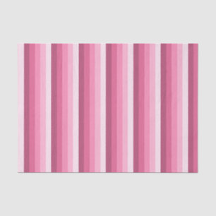 Pink shadow stripes tissue paper