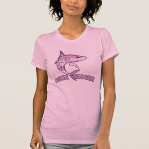 Pink shark t-shirt