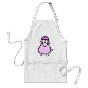 Pink Sheep Apron