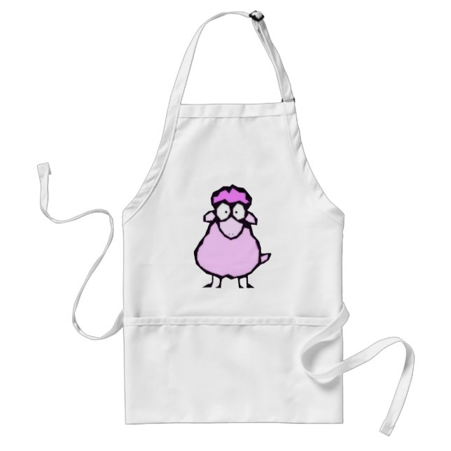 Pink Sheep Apron (Front)