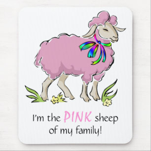 Pink Sheep of the Family Mouse Pad