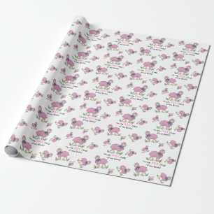 Pink Sheep of the Family Wrapping Paper