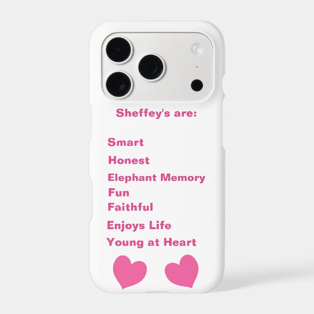 Pink Sheffey Acronym (Back)