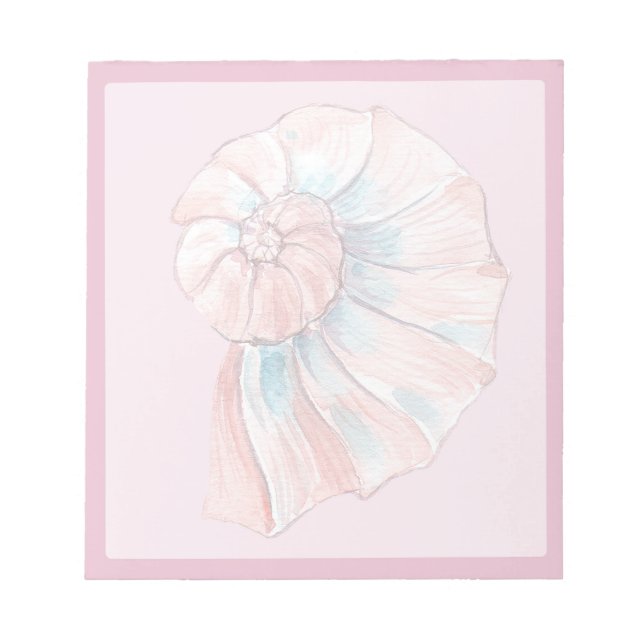 Pink Shell 5 Notepad (Front)