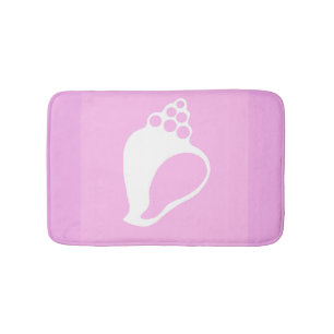 Pink Shell Bath Mat
