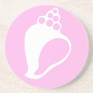 Pink Shell Coaster