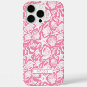 Pink Shells Personalised iPhone 16 Pro Max Case