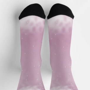 Pink shimmer and glitter socks