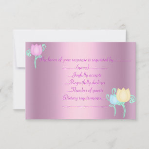 Pink shimmer sweet sixteen party rsvp