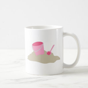 Pink Shovel and Pail Coffee Mug