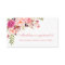 Pink Shower Registry Insert Card