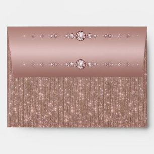 Pink Showgirl Glam Romance Envelope