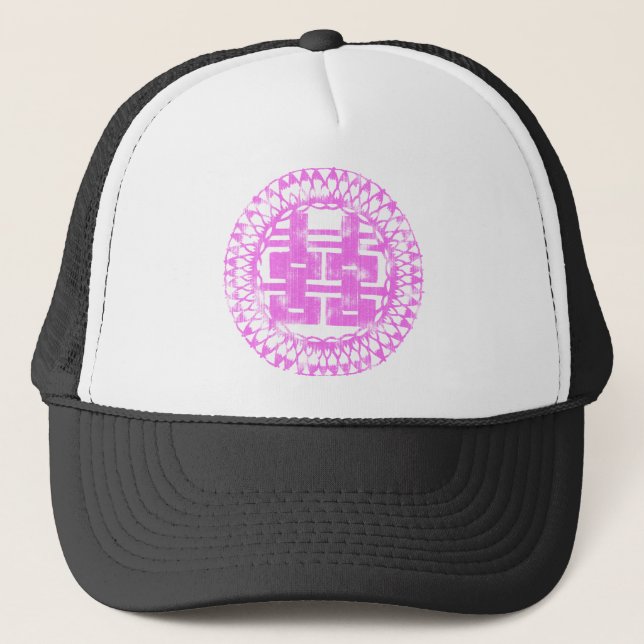 Pink Shuan Xi Trucker Hat (Front)