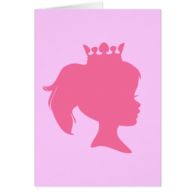Pink Silhouette Princess T-shirts and Gifts (Front)