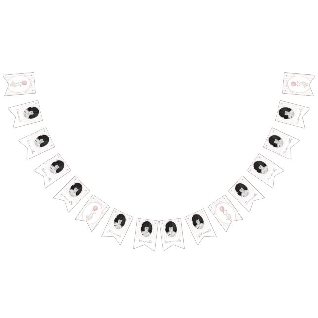 Pink Silly Goose 12 Month Photo Banner (All)