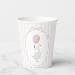 Pink Silly Goose Paper Cup