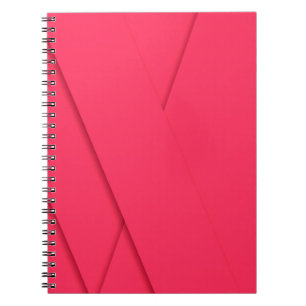 Pink, simple, modern, elegant, cool, trendy art notebook
