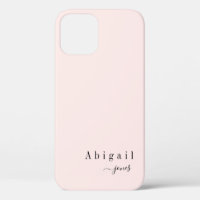 Pink Simple Script Name elegant personalised