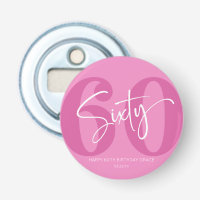 Pink Sixty 60th Sixtieth Birthday Party Gift