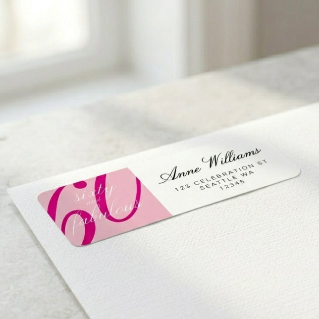 Pink Sixty and Fabulous Script 60th Birthday Party (Creator Uploaded)