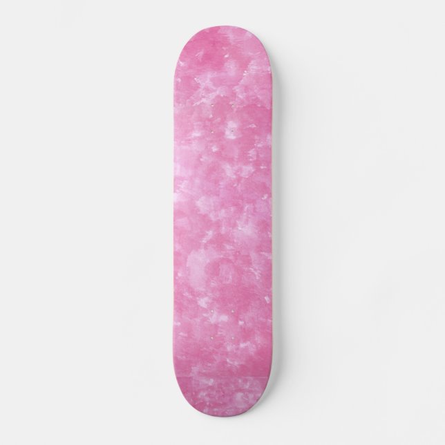 pink skateboard deck (Front)
