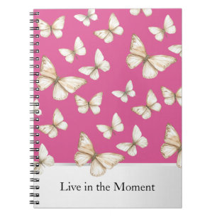 Pink Skies & Butterflies Notebook