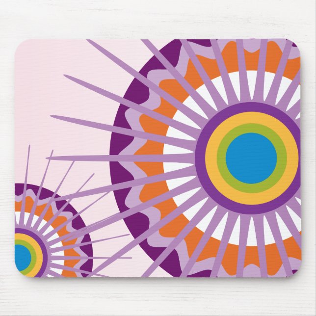 Pink Skies Mouse Pad (Front)