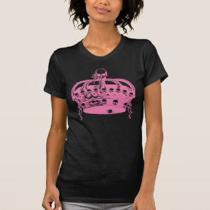 Pink Skull Crown T-Shirt