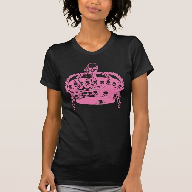 Pink Skull Crown T-Shirt (Front)