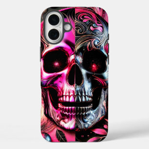 Pink Skull Design Phone Case