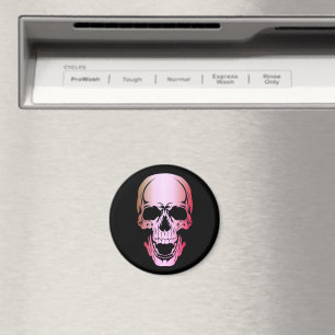 Pink Skull Magnet