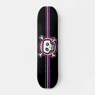 Pink Skull Skateboard