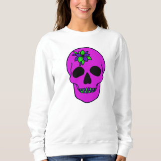 Pink Skull Sweatshirt