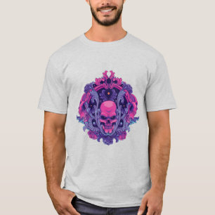 Pink Skull  T-Shirt