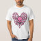 Pink Skulls in Heart Shape