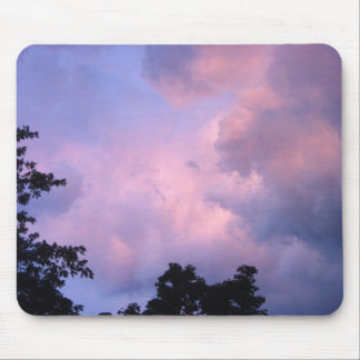 Pink Sky At Night Mouse Pad