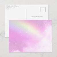 Pink Sky with Lemon Yellow Rainbow