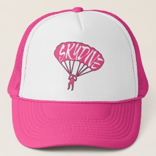 Pink skydive fanatic hat